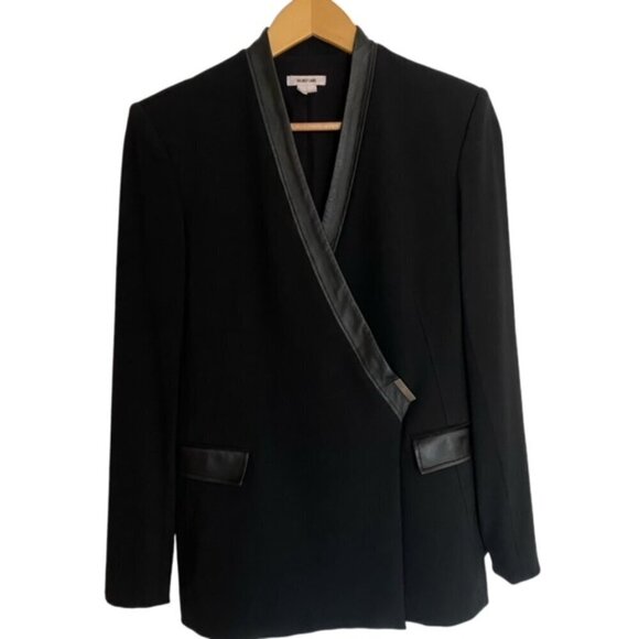Helmut Lang Jackets & Blazers - Helmut Lang Black Palm Suiting Seamed Blazer 4